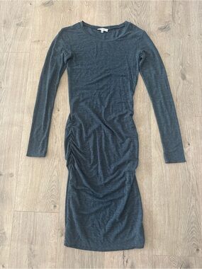 Aritzia Long Sleeve Ruched Bodycon Dress